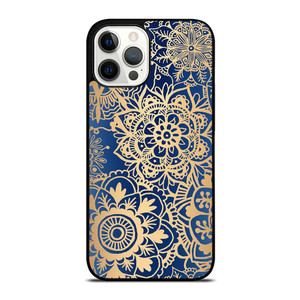 MANDALA BLUE PATTERN iPhone Case Cover MANDALA BLUE PATTERN iPhone Case Cover
