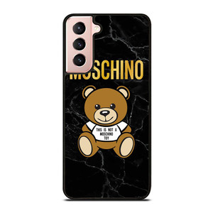 MOSCHINO TEDDY BEAR BLACK MARBLE Samsung Galaxy Case Cover MOSCHINO TEDDY BEAR BLACK MARBLE Samsung Galaxy Case Cover