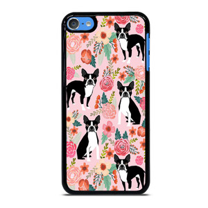 BOSTON TERRIER DOG FLORAL PATTERN iPod Touch Case Cover BOSTON TERRIER DOG FLORAL PATTERN iPod Touch Case Cover