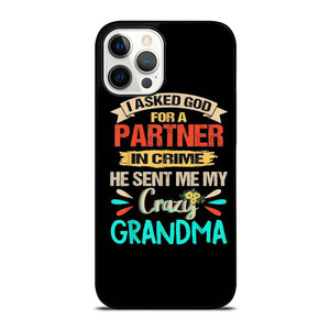 PARTNER IN CRIME GRANDMA 3 iPhone Case Cover PARTNER IN CRIME GRANDMA 3 iPhone Case Cover