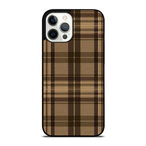 PLAID BROWN 1 iPhone Case Cover PLAID BROWN 1 iPhone Case Cover