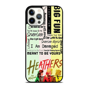 HEATHERS BROADWAY MUSICAL ROCK iPhone Case Cover HEATHERS BROADWAY MUSICAL ROCK iPhone Case Cover