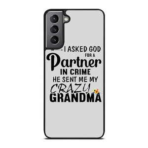 PARTNER IN CRIME GRANDMA 1 Samsung Galaxy Case Cover PARTNER IN CRIME GRANDMA 1 Samsung Galaxy Case Cover