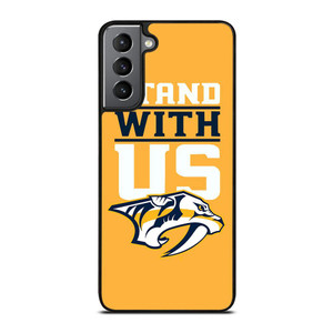 NASHVILLE PREDATORS STAND WITH US Samsung Galaxy Case Cover NASHVILLE PREDATORS STAND WITH US Samsung Galaxy Case Cover