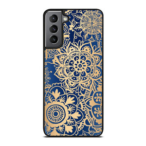 MANDALA BLUE PATTERN Samsung Galaxy Case Cover MANDALA BLUE PATTERN Samsung Galaxy Case Cover