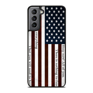 USA RED QUOTES Samsung Galaxy Case Cover USA RED QUOTES Samsung Galaxy Case Cover