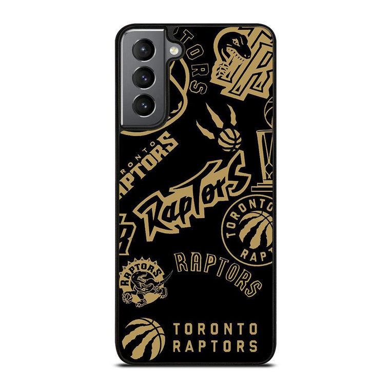 TORONTO RAPTORS LOGO COLLAGE Samsung Galaxy Case Cover