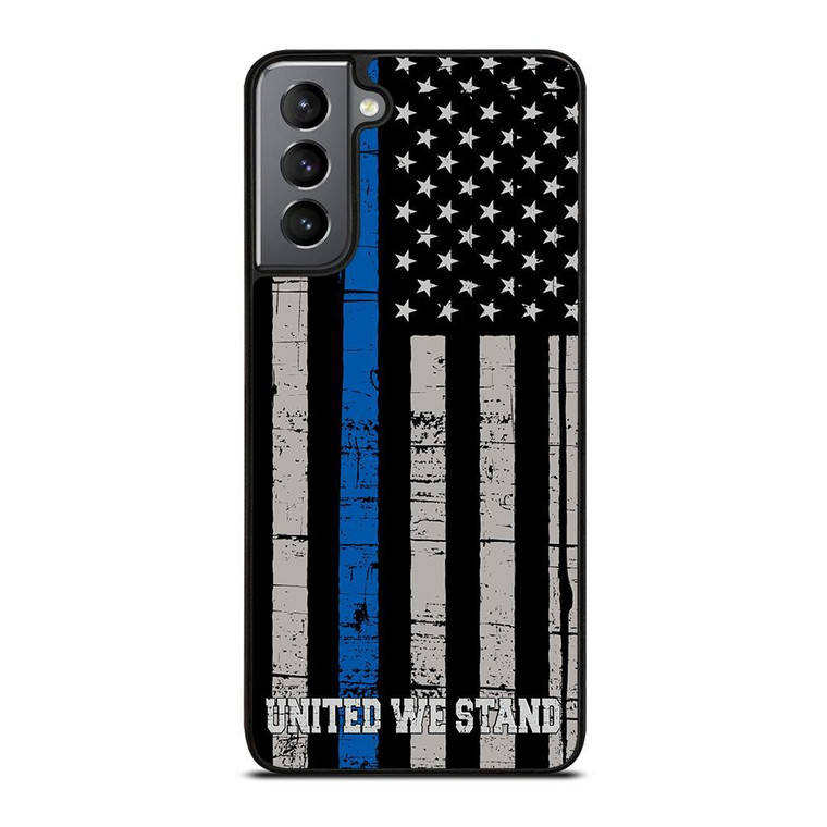 THIN BLUE LINE WE STAND Samsung Galaxy Case Cover