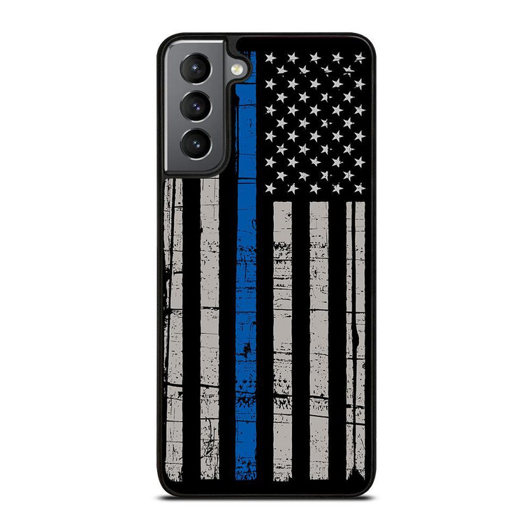 THIN BLUE LINE USA Samsung Galaxy Case Cover