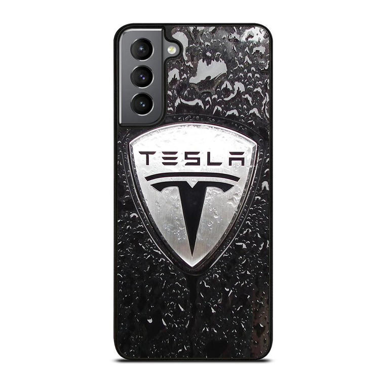TESLA RAINDROP LOGO Samsung Galaxy Case Cover