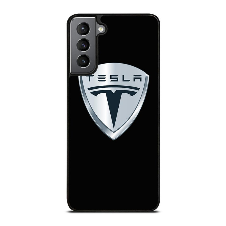 TESLA BLACK LOGO Samsung Galaxy Case Cover