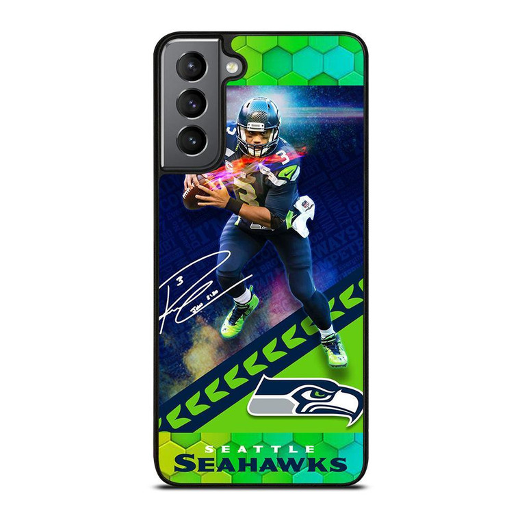 RUSSELL WILSON SEATTLE SEAHAWKS Samsung Galaxy Case Cover