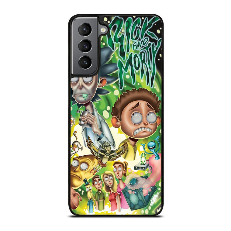 RICK AND MORTY ART 1 Samsung Galaxy Case Cover