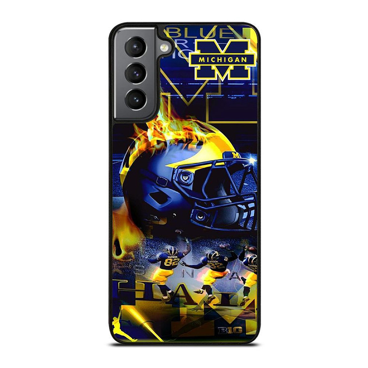 MICHIGAN WOLVERINES FOOTBALL Samsung Galaxy Case Cover