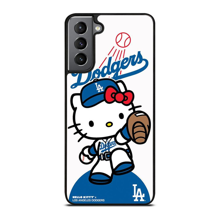 LA DODGERS HELLO KITTY 3 Samsung Galaxy Case Cover