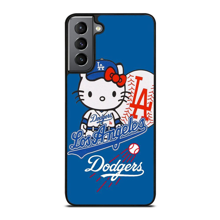 LA DODGERS HELLO KITTY 2 Samsung Galaxy Case Cover