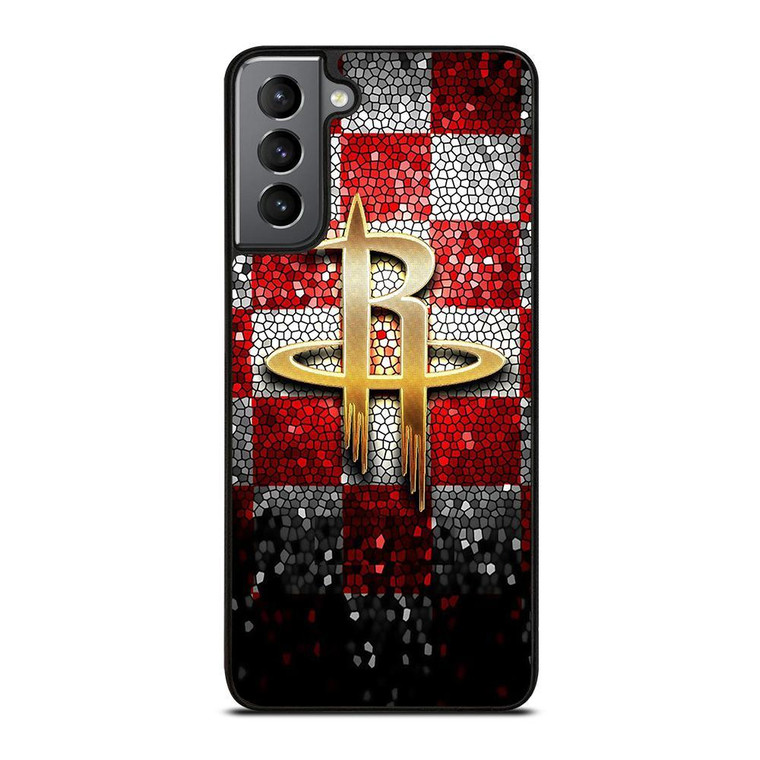 HOUSTON ROCKETS GOLD LOGO Samsung Galaxy Case Cover