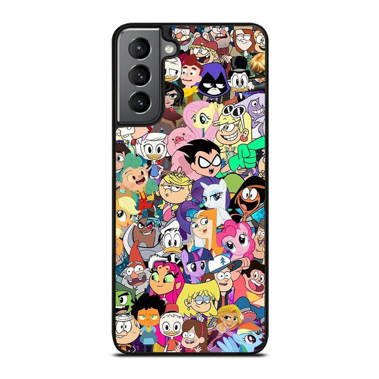 DISNEY CARTOON COLLAGE Samsung Galaxy Case Cover