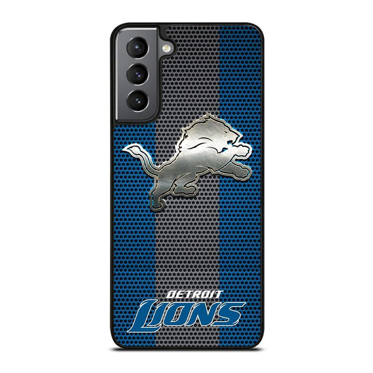 DETROIT LIONS SILVER CRUSH Samsung Galaxy Case Cover