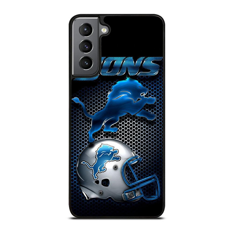 DETROIT LIONS METAL Samsung Galaxy Case Cover