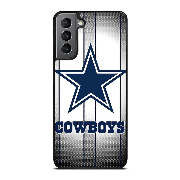 DALLAS COWBOYS SILVER METAL Samsung Galaxy Case Cover