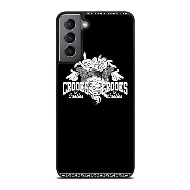 CROOKS AND CASTLES LOGO Samsung Galaxy Case Cover