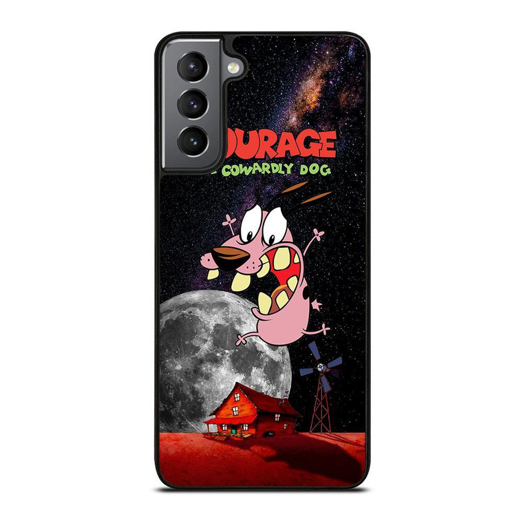 COURAGE THE COWARDLY DOG SPACE Samsung Galaxy Case Cover