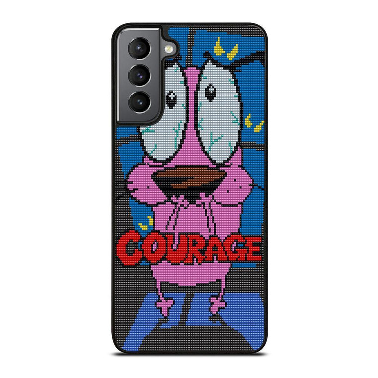COURAGE THE COWARDLY DOG SCARED Samsung Galaxy Case Cover