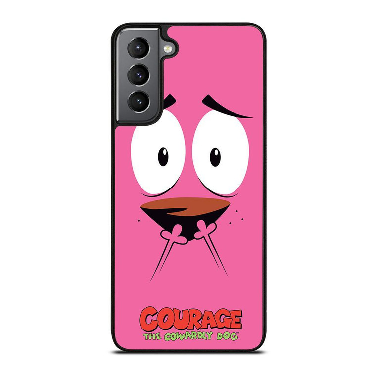 COURAGE THE COWARDLY DOG FACE Samsung Galaxy Case Cover
