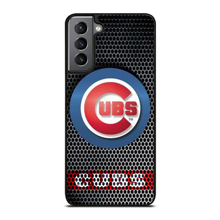 CHICAGO CUBS METAL LOGO Samsung Galaxy Case Cover