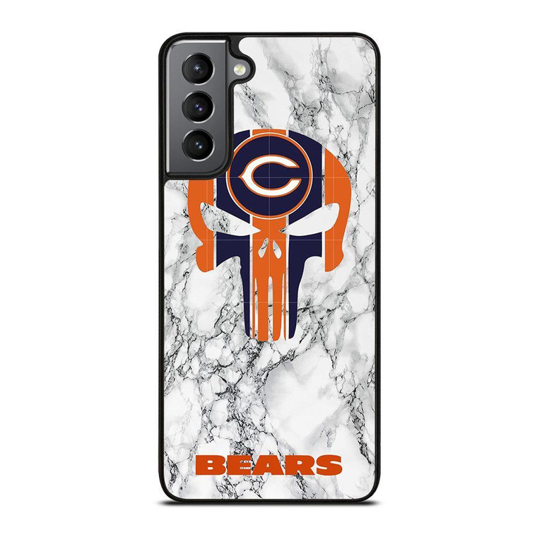 CHICAGO BEARS PUNISHER SKULL Samsung Galaxy Case Cover