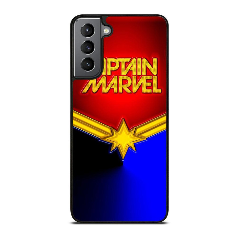 CAPTAIN MARVEL LOGO 1 Samsung Galaxy Case Cover