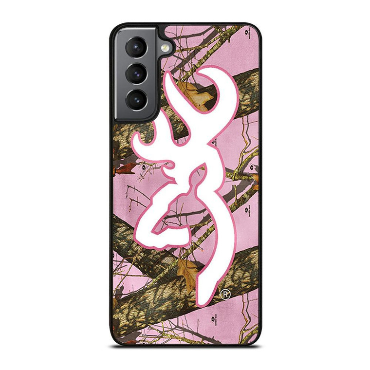 CAMO PINK BROWNING Samsung Galaxy Case Cover