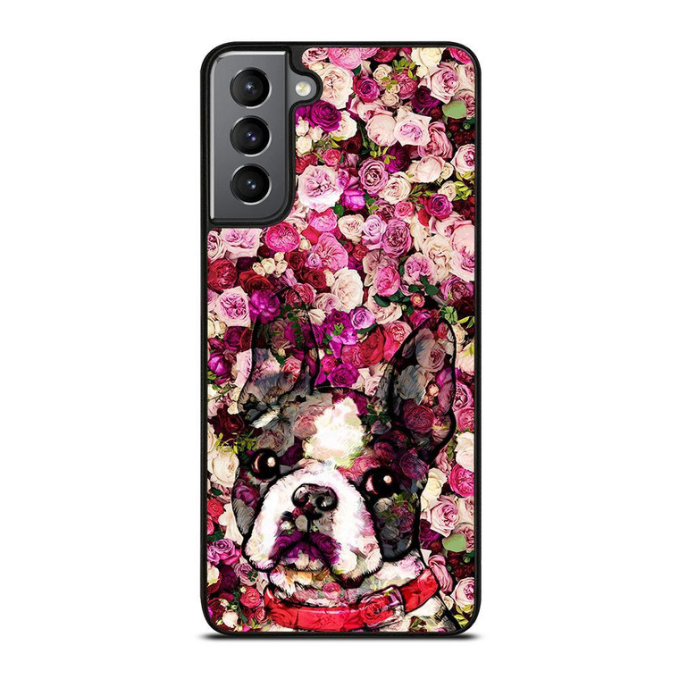 BOSTON TERRIER DOG 2 Samsung Galaxy Case Cover