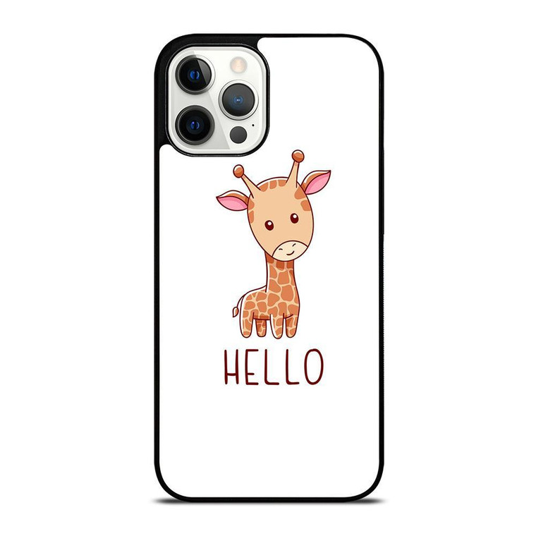 GIRAFFE HELLO iPhone Case Cover