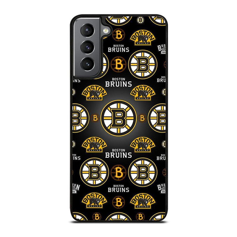BOSTON BRUINS LOGO COLLAGE Samsung Galaxy Case Cover