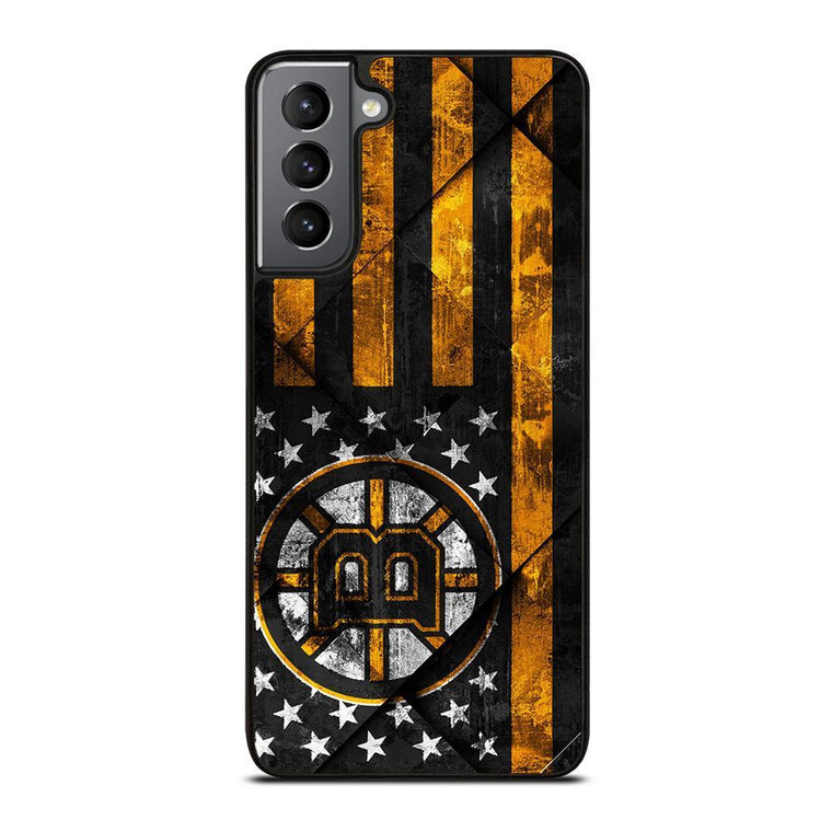 BOSTON BRUINS BLACK AND GOLD Samsung Galaxy Case Cover
