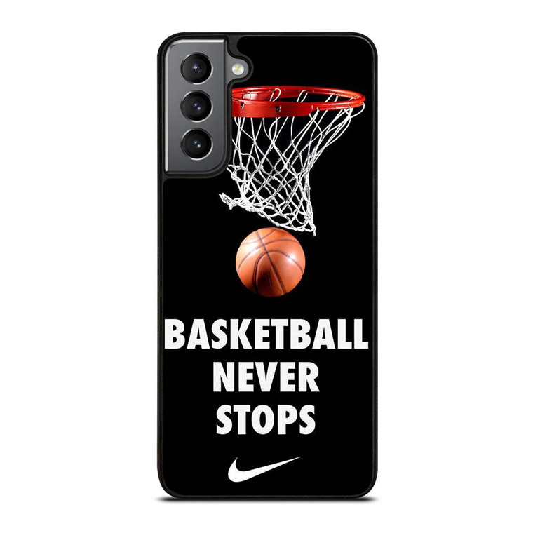 BASKETBALL NEVER STOPS 2 Samsung Galaxy Case Cover