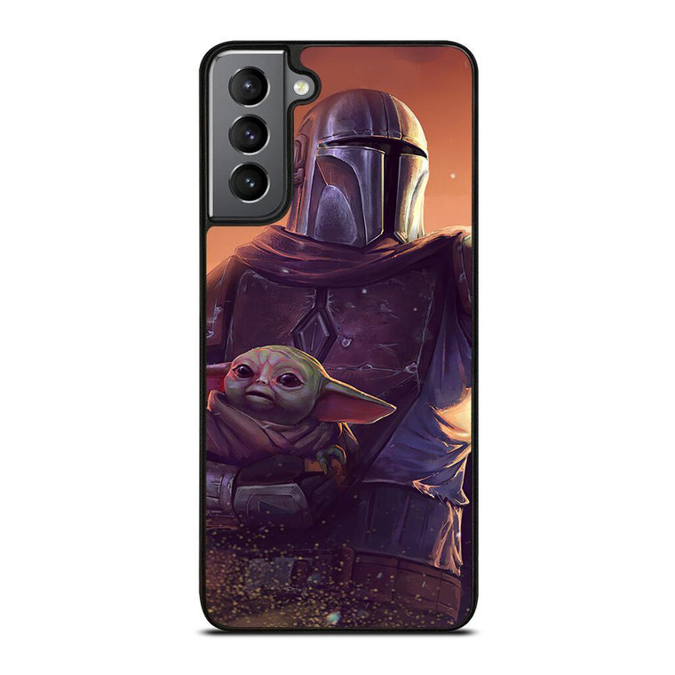 BABY YODA AND THE MANDALORIAN 1 Samsung Galaxy Case Cover