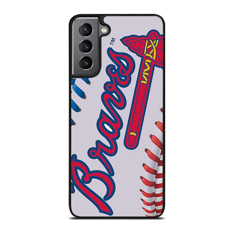 ATLANTA BRAVES BALL LOGO Samsung Galaxy Case Cover