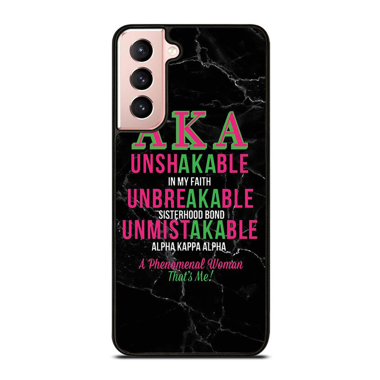 ALPHA KAPPA ALPHA BLACK MARBLE Samsung Galaxy Case Cover