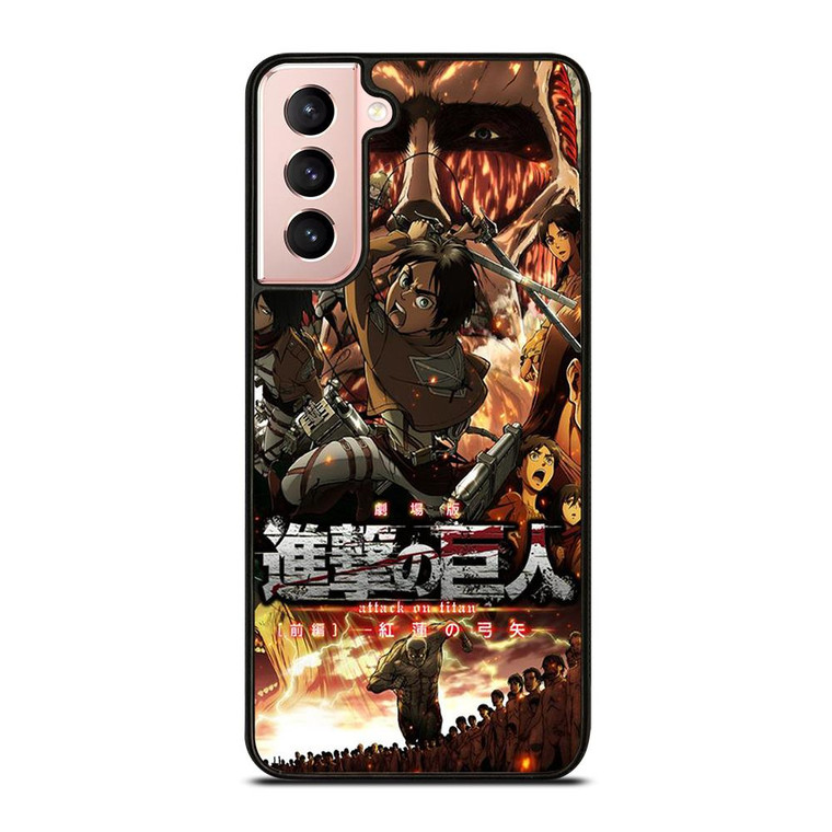 ANIME ATTACK ON TITAN CHARACTER Samsung Galaxy Case Cover