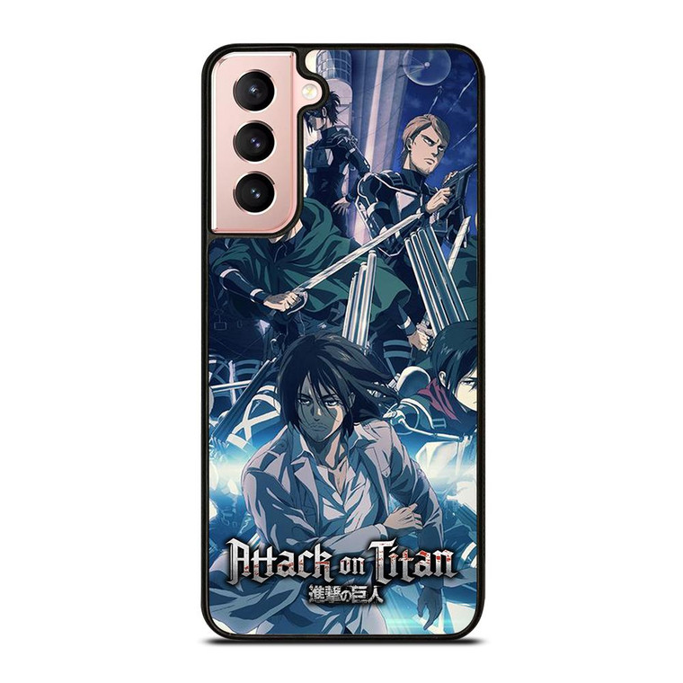 ATTACK ON TITAN ANIME CHARACTER Samsung Galaxy Case Cover