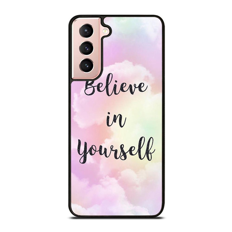 BELIEVE IN YOURSELF QUOTE SKY Samsung Galaxy Case Cover