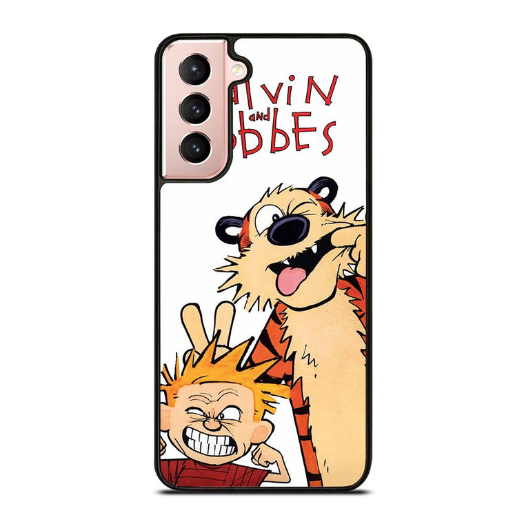 CARTOON CALVIN AND HOBES  Samsung Galaxy Case Cover