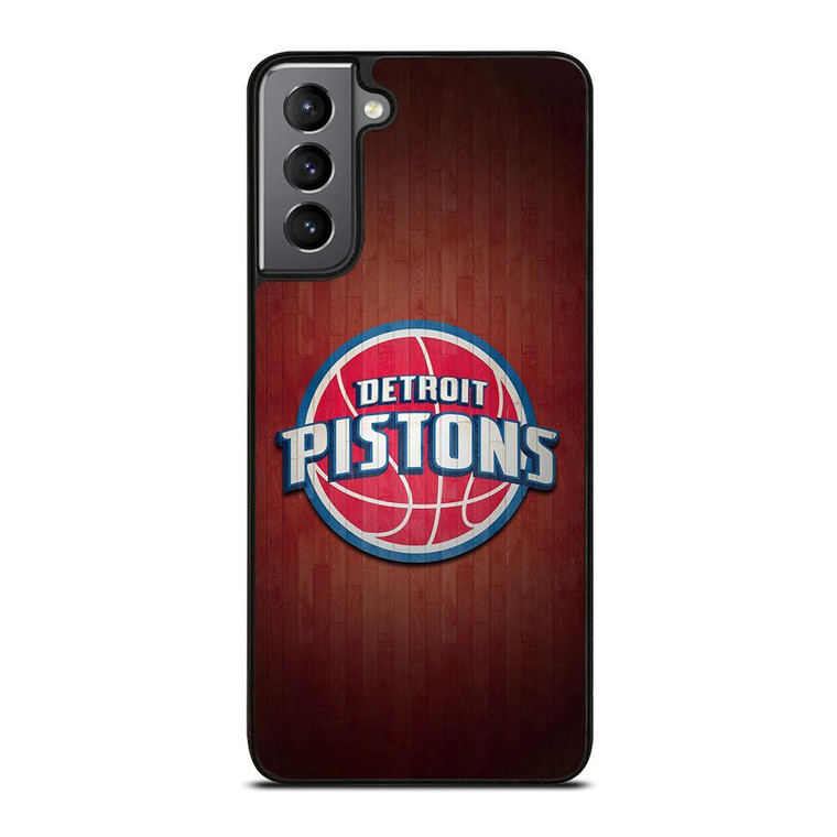 DETROIT PISTONS WOODEN LOGO Samsung Galaxy Case Cover