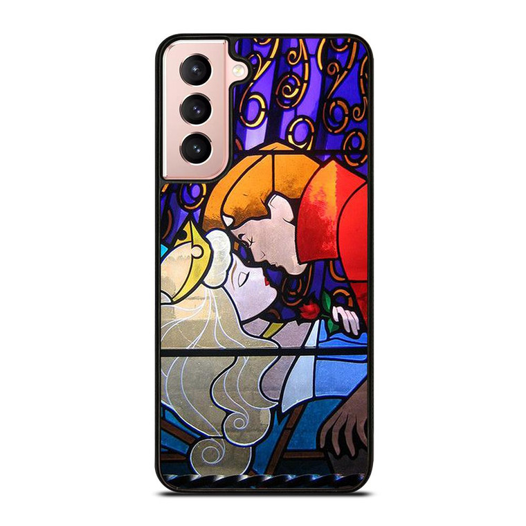 DISNEY SLEEPING BEAUTY STAINED GLASS 2 Samsung Galaxy Case Cover