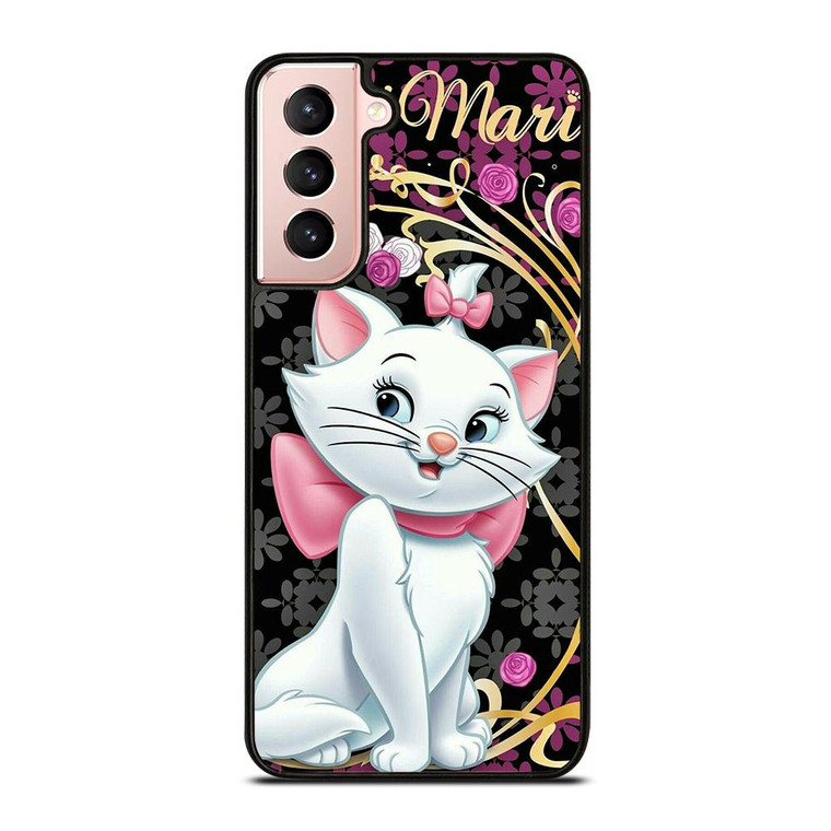 MARIE THE ARISTOCATS CAT FLORAL CARTOON Samsung Galaxy Case Cover