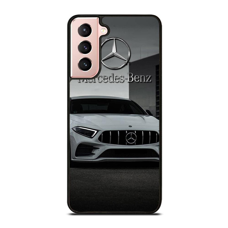 MERCEDES BENZ WHITE CAR Samsung Galaxy Case Cover