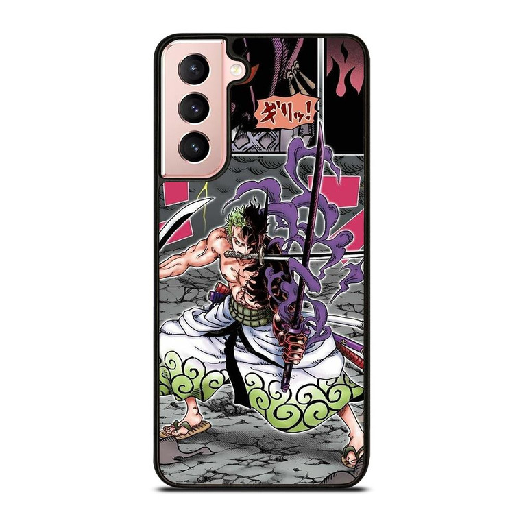 ONE PIECE RORONOA ZORO COMIC Samsung Galaxy Case Cover